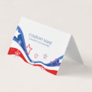 Search for flags business cards White