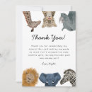 Search for safari birthday thank you cards Lion
