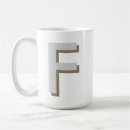 Search for large initial mugs For him