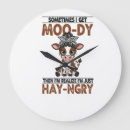 Search for moo cow clocks Cowboy