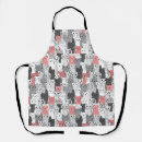 Search for pink cat aprons Black