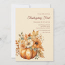 Search for watercolor thanksgiving invitations Floral