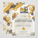 Search for dump truck baby shower invitations Transportation