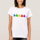 Search for rainbow duck tshirts Rubber