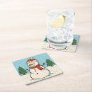 Search for snowman coasters Holiday party
