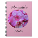 Search for geranium notebooks Pink