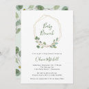 Search for greenery brunch baby shower invitations Foliage