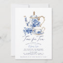 Search for backyard bridal shower invitations Dusty blue