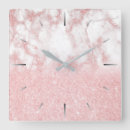 Search for pink marble clocks Luxury