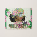 Search for black woman puzzles Melanin