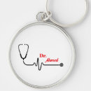 Search for doctor keychains White coat ceremony