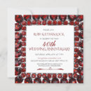 Search for 40th wedding anniversary invitations Ruby