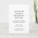 Search for black white and grey invitations Simple