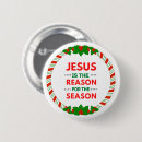 Recherche de raison de la saison badges Noël chrétien