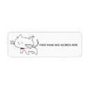 Search for cute kitty return address labels Cats
