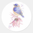 Search for bluebird art stickers Watercolor