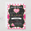 Recherche de watermelon anniversaire invitations Rose et vert