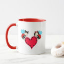 Recherche de coccinelle rouge tasses Amour