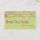 Recherche de artiste studio cartes visite Professionnel