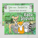 Search for woodland creatures invitations Raccoon
