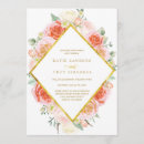 Search for peach gold invitations Roses