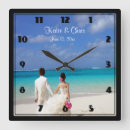 Recherche de mariage de plage horloges Couple