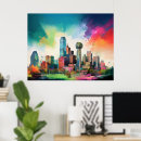 Search for dallas skyline posters Cityscape