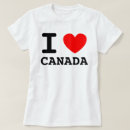 Search for i love canada tshirts Heart