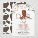 Search for cowgirl baby girl shower invitations Wild west