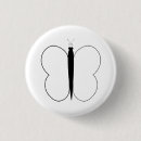 Recherche de conception de papillon badges Dessin