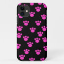 Search for pink paw prints iphone cases Pattern