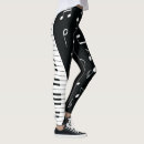 Search for piano keys leggings Music