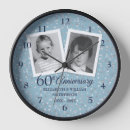 Search for 60th wedding anniversary clocks Vow renewal