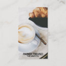 Recherche de boisson de café cartes visite Simple