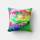 Recherche de pavot rose coussins Aquarelle