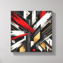 Search for statement canvas prints Black