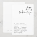 Search for contemporary rehearsal dinner invitations The night before