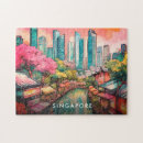 Recherche de singapour puzzles Coloré