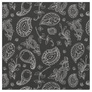 Search for black paisley fabric Bohemian