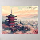 Search for vintage kyoto posters Temple