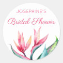 Recherche de tropical fleur autocollants Aquarelle florale