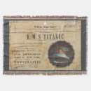 Search for titanic blankets Vintage