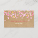 Search for refreshments business cards Pink