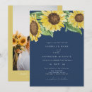Search for blue and sunflower wedding invitations Couple