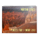 Search for large print calendars Travel