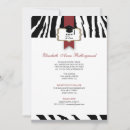 Recherche de motif zèbre invitations Tendance