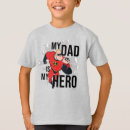 Recherche de mon papa est mon héros tshirts Enfants