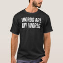 Search for funny words tshirts English