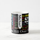 Search for happy 50th birthday mugs Typography