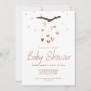 Recherche de or blanc rose baby shower invitations Mignon